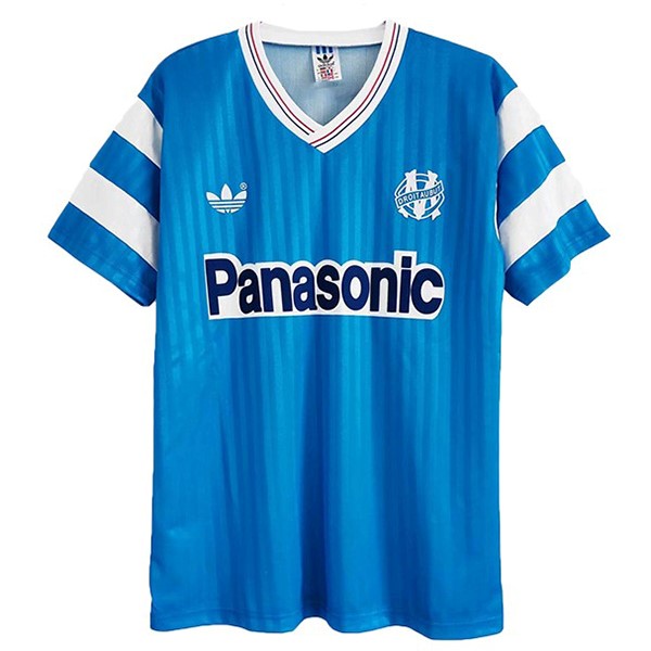 Maillot Football Marseille Exterieur Retro 1990 Bleu